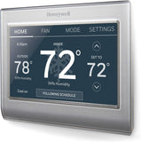 Honeywell Home Rth9585Wf1004 Wi-Fi Smart Color Thermostat, 7 Day ProgRAMmable, Touch Screen, Energy Star, Alexa Ready, C-Wire Required