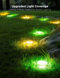Govee Outdoor Ground Lights 2, Outdoor Lights for Patio Decorations, 15 Pack RGBIC Pathway Lights, IP67 Waterproof, Works with Alexa, Google Assistant - 50ft