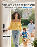 Philips WiFi Keypad Deadbolt with Handle, Built-in WiFi, APP Remote Control