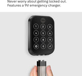 Yale Assure Lock 2 Plus Apple Home Keys (Tap to Open) Deadbolt, Black Suede Smart Keyless Entry Door Lock with Wi-Fi Connected Keypad for Code Entry and Remote Access, YRD450-N-WF1-BSP