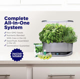 AeroGarden Bounty Basic Indoor Hydroponic Herb Garden, Black