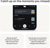 Google Nest Doorbell (Wired, 3rd Gen) - 2K Video and Gemini, Live View, Night Vision, 2-Way Audio - Works with Google Home - Hazel
