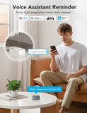 GoveeLife WiFi Water Ieak Detector 2 for Home, Smart Water Ieak Sensor 4 Pack with 100dB Adjustable Alarm and App Alerts, Wireless Detector with 1312 ft Transmission for Basement, Kitchen, Bathroom