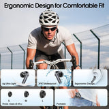 Csasan Ai Translation Earbuds Real Time, Simultaneous Interpretation Translator Earbuds with 6 Translation Modes/164 Languages, No Subscription Translatior Headphones