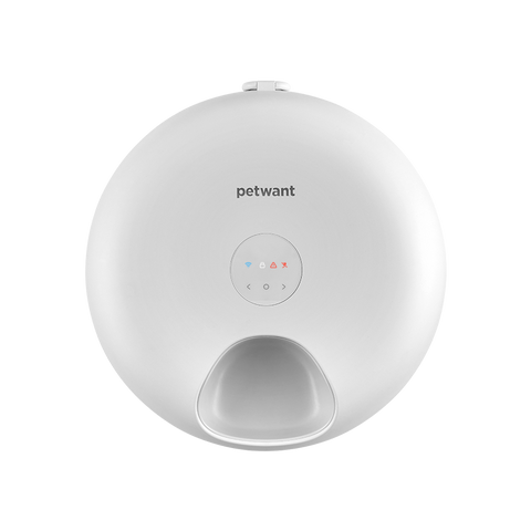 PetPeer New Series Automatic Pet Cat Bowls Feeders 6 Meals Cordless Auto Small Animal Food Dispenser with Two Ice Packs