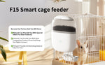 PetPeer Automatic Feeder 1.8L Visible Hanging Cage Smart Pet Food Dispenser Rabbits 2.4G/5G WIFI 2 Million Pixels HD Camera Small Animal Feeder, Connects to Tuya Smart App, 'The World’s First Hanging Cage Feeder'
