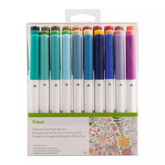 Cricut Ultimate Fine Point Pen Set, 30pcs/set