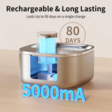 PetPeer Cat Water Fountain for Pets Stainless Steel 3.2L 4-Fold Filtering Function Infrared Sensing Water Output Cat Fountain