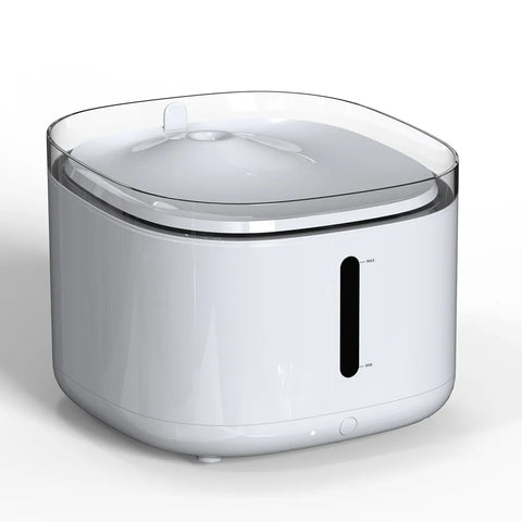 PetPeer Cat Drink Fountain 2L Triple Filtration System Ultra-Quiet Machine Washable for Cats Water Drink