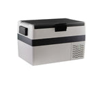 CoolFlow Portable Refrigerator for Camping and Travel, Car Refrigerator with dual charger for Car and Home F32