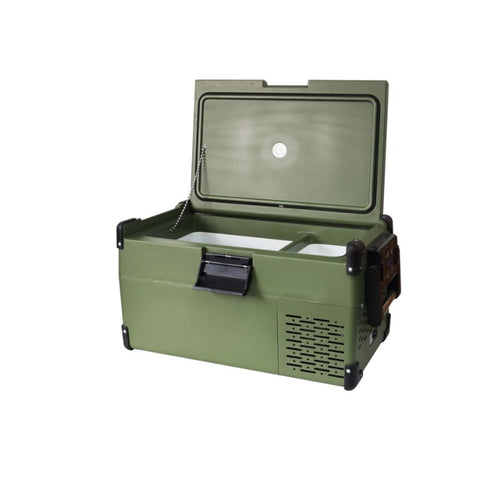 CoolFlow Portable Refrigerator for Camping and Travel, Car Refrigerator with dual charging for Car and Home S25