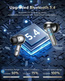 AI Translation Earbuds Real Time,188 Language Translator Earbuds, Audifonos Traductores Inglés Español,3-in-1 Translating Device, Translate Ear Buds for Travel Learning with 4 ANC Mic,IPX7 Waterproof