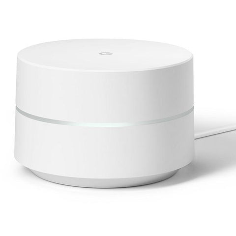 Беспроводная двухдиапазонная система Wi-Fi Gigabit Mesh от Google. Снег