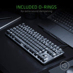 Razer Blackwidow Lite Silent Illuminated Mechanical Gaming Keyboard - Razer Orange