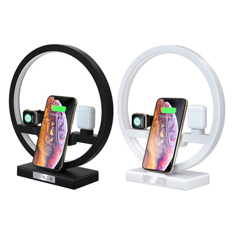4-in-1 Wireless Charging Lamp for iPhone/ iWatch/ Airpods (N38)