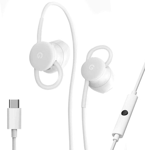 Google Earbuds (USB-C), White
