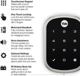 Yale Security Assure Lock SL Deadbolt Satin Nickel Us15 Electronic Deadbolt Lighted Keypad Touchscreen ‎YRD256-NR-619