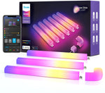 Govee Glide RGBIC Smart Wall Light, Multicolor Customizable, Music Sync Home Decor LED Light Bar for Gaming and Streaming