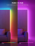 Govee RGBIC LED Strip Lights, 65.6ft Smart LED Lights for Bedroom, Bluetooth LED Lights APP Control, DIY Multiple Colors on One Line, Color Changing LED Lights Music Sync, Indoor,