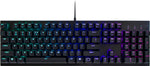 Cooler Master - CK552 Wired Gaming Mechanical Gateron Red Switch Keyboard with RGB Back Lighting - Pure Black