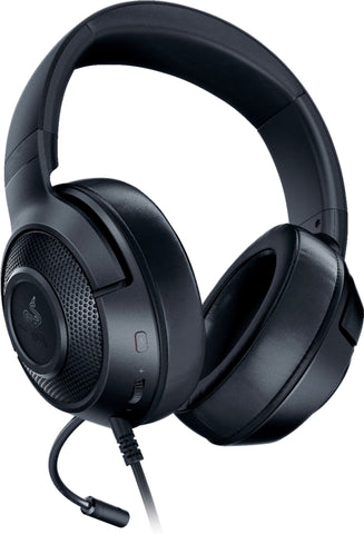 Razer - Kraken X Wired Noise Cancelling Over-the-Ear Gaming Headset - Black