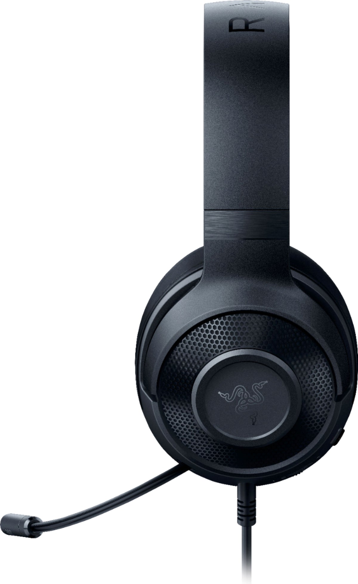 Razer - Проводная игровая гарнитура Kraken X с шумоподавлением, закрываемые ухом, - черный