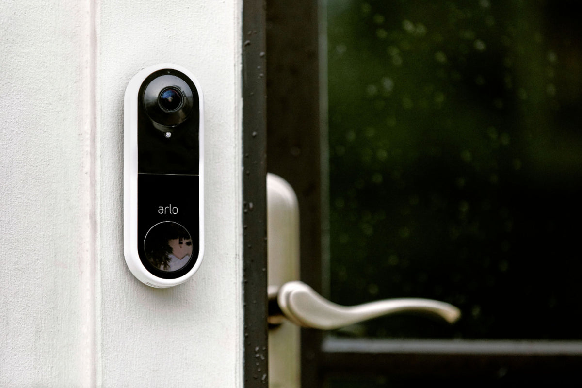 Arlo - Essential Video Doorbell Wired - White