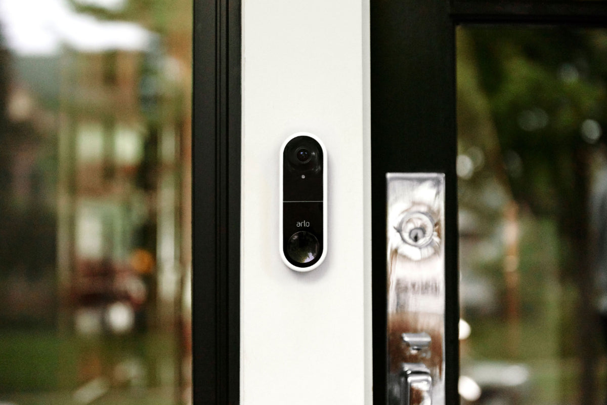 Arlo - Essential Video Doorbell Wired - White