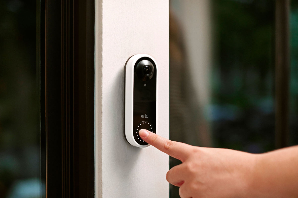 Arlo - Essential Video Doorbell Wired - White