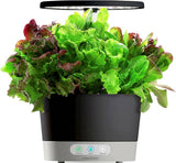 AeroGarden - Harvest 360 with Gourmet Herb Seed Pod Kit - Hydroponic Indoor Garden - Black