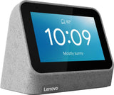Lenovo Smart Clock 2 with Wireless Charging Dock Heather Gray