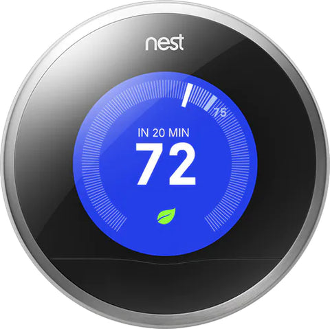 Nest Thermostat, 2nd Generation  -  Stainless Steel