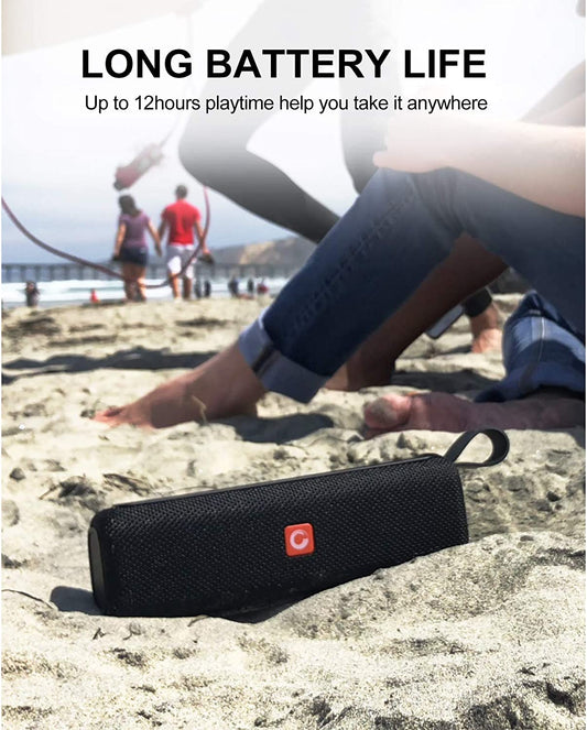 DOSS E-Go II Portable Bluetooth Speakers with Superior Sound and Extra Bass