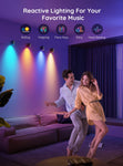 Govee RGBIC Smart Wall Sconces, Music Sync Home Decor WiFi Wall Lights