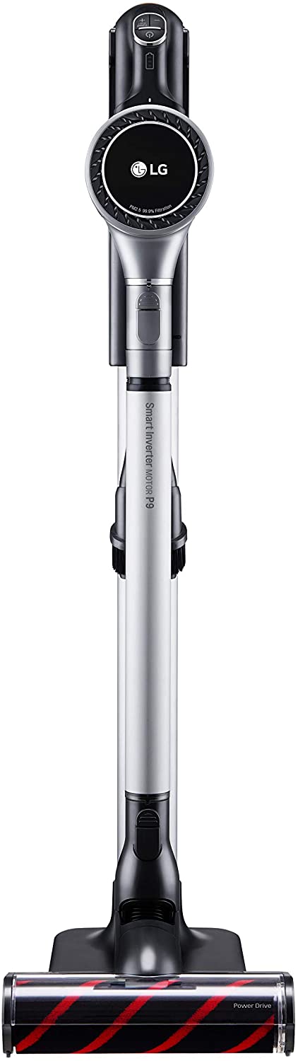LG CordZero A9 Vacuum Cleaner Charge Plus,  Cordless Stick Vacuum - Matte Silver