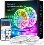 Govee Wi-Fi LED RGB Smart Light Strip with Alexa Google Home with App and Remote Control Upgraded Music (32.8ft)
