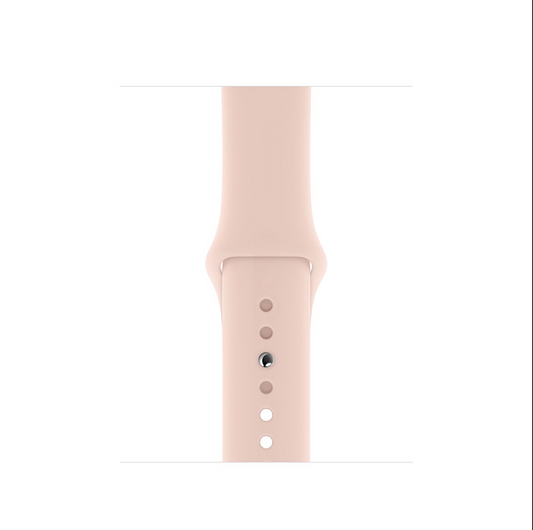 Apple Watch Series 5 - Gold Aluminum Case with Pink Sport Band