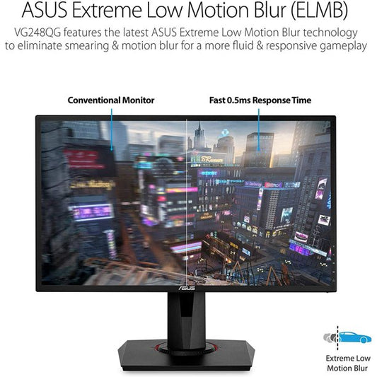 Asus VG248QG 24" Full HD LED Gaming LCD Monitor - 16:9 - Black