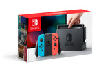 Nintendo Switch Console with Neon Blue & Red Joy-Con