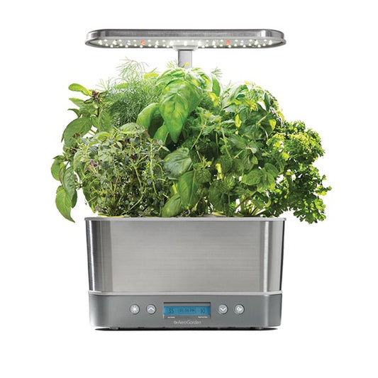 AeroGarden - Harvest Elite 6 pod - Нержавеющая сталь 90114-1200