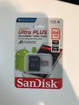 SanDisk Ultra Plus micro sdxc uhs-i Card A1 64 gb