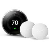 Nest Learning Thermostat 3rd Generation with 2 sensors