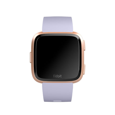 Fitbit Versa - Periwinkle/Rose Gold Aluminum Smart Watch