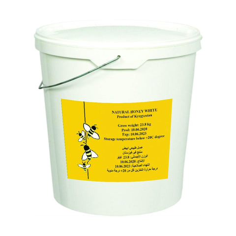 Organic White Honey, 23.8 KG (Wholesale)